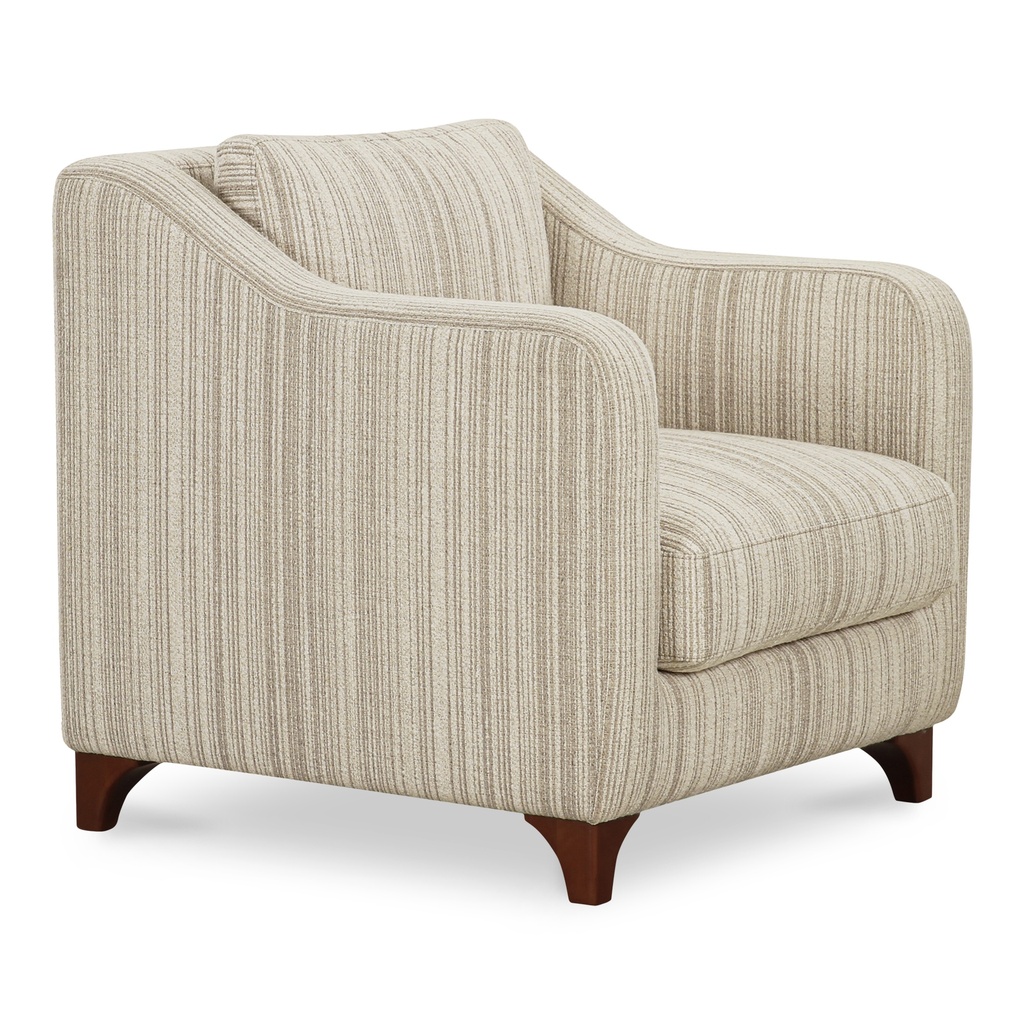 Hewitt Accent Chair Beige Stripe - 1