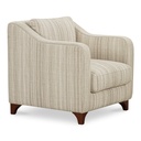 Hewitt Accent Chair Beige Stripe - 1