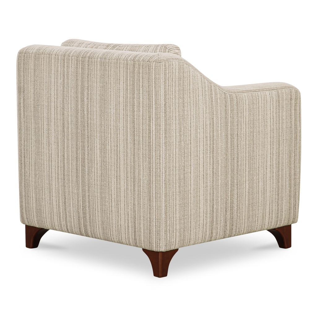Hewitt Accent Chair Beige Stripe - 2