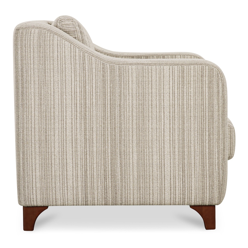 Hewitt Accent Chair Beige Stripe - 3