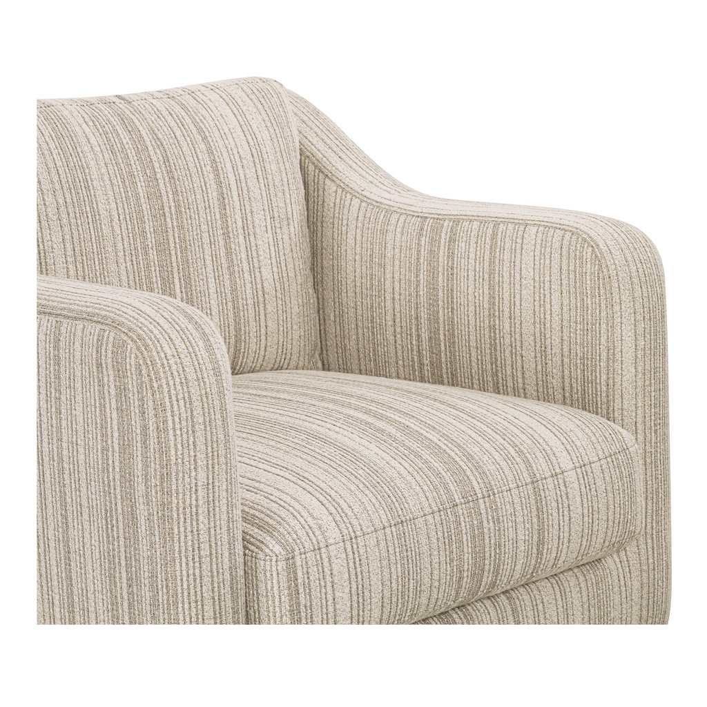 Hewitt Accent Chair Beige Stripe - 5
