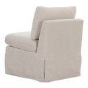 Fable Slipcover Dining Slipper Chair Beige - 1