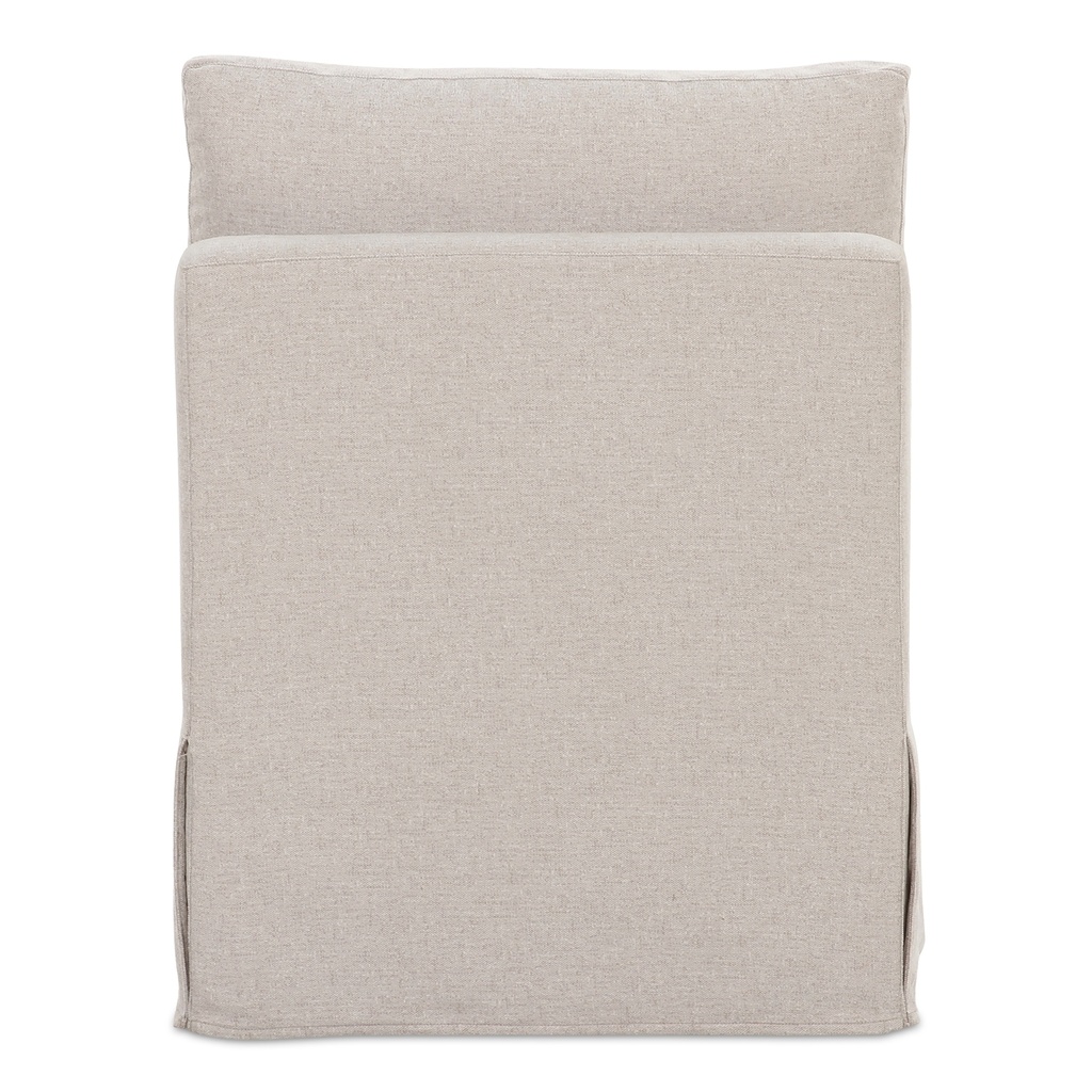 Fable Slipcover Dining Slipper Chair Beige - 3