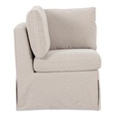 Fable Slipcover Dining Corner Chair Beige - 2
