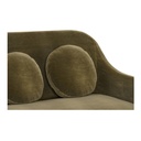 Rialto Sofa Dark Green Faux Mohair - 5