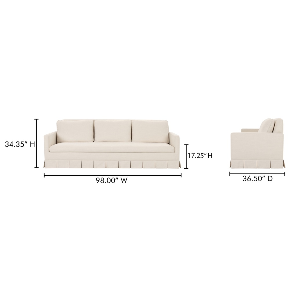 Pellicano Sofa Cream - 11