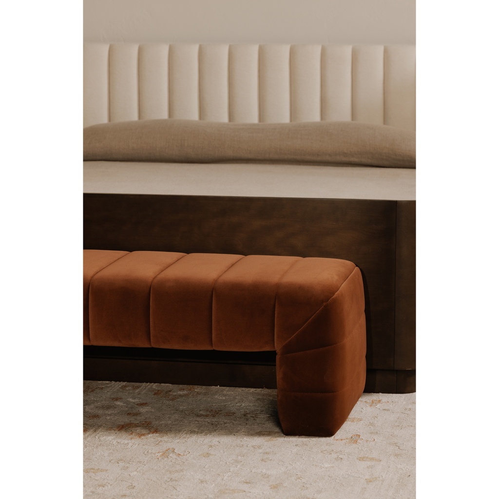 Verity Bench Warm Brown - 5