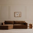 Madrid Left Sectional Taupe - 10