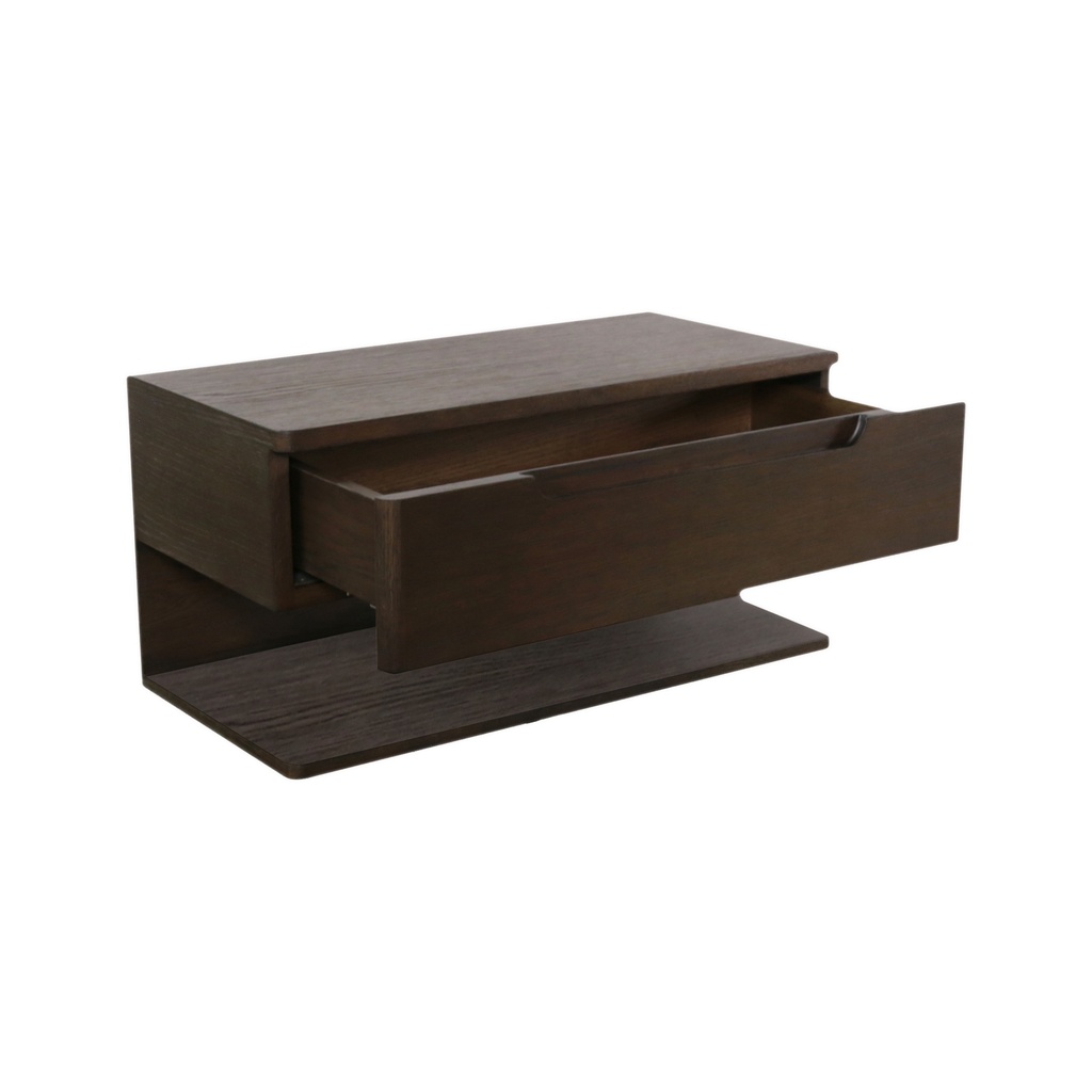 Jonah Floating Nightstand Dark Brown - 1