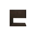 Jonah Floating Nightstand Dark Brown - 2