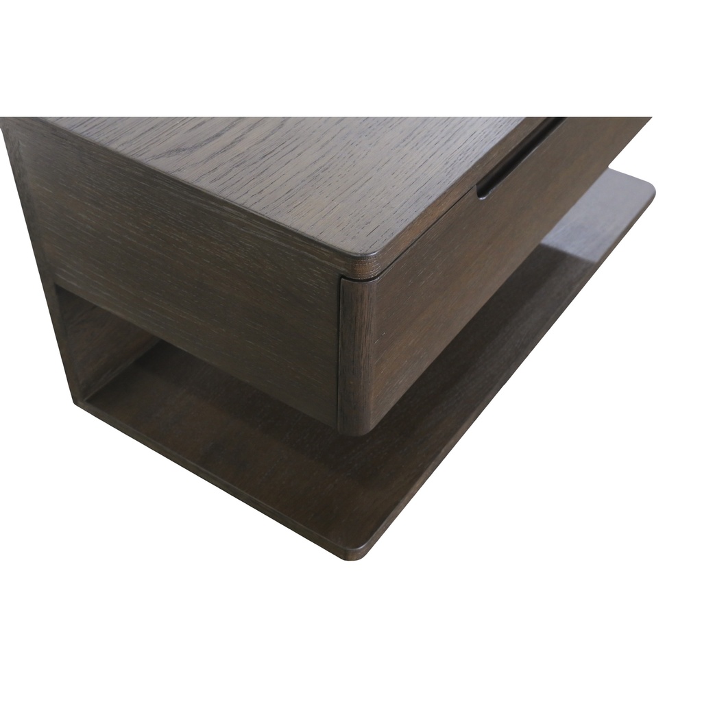 Jonah Floating Nightstand Dark Brown - 4