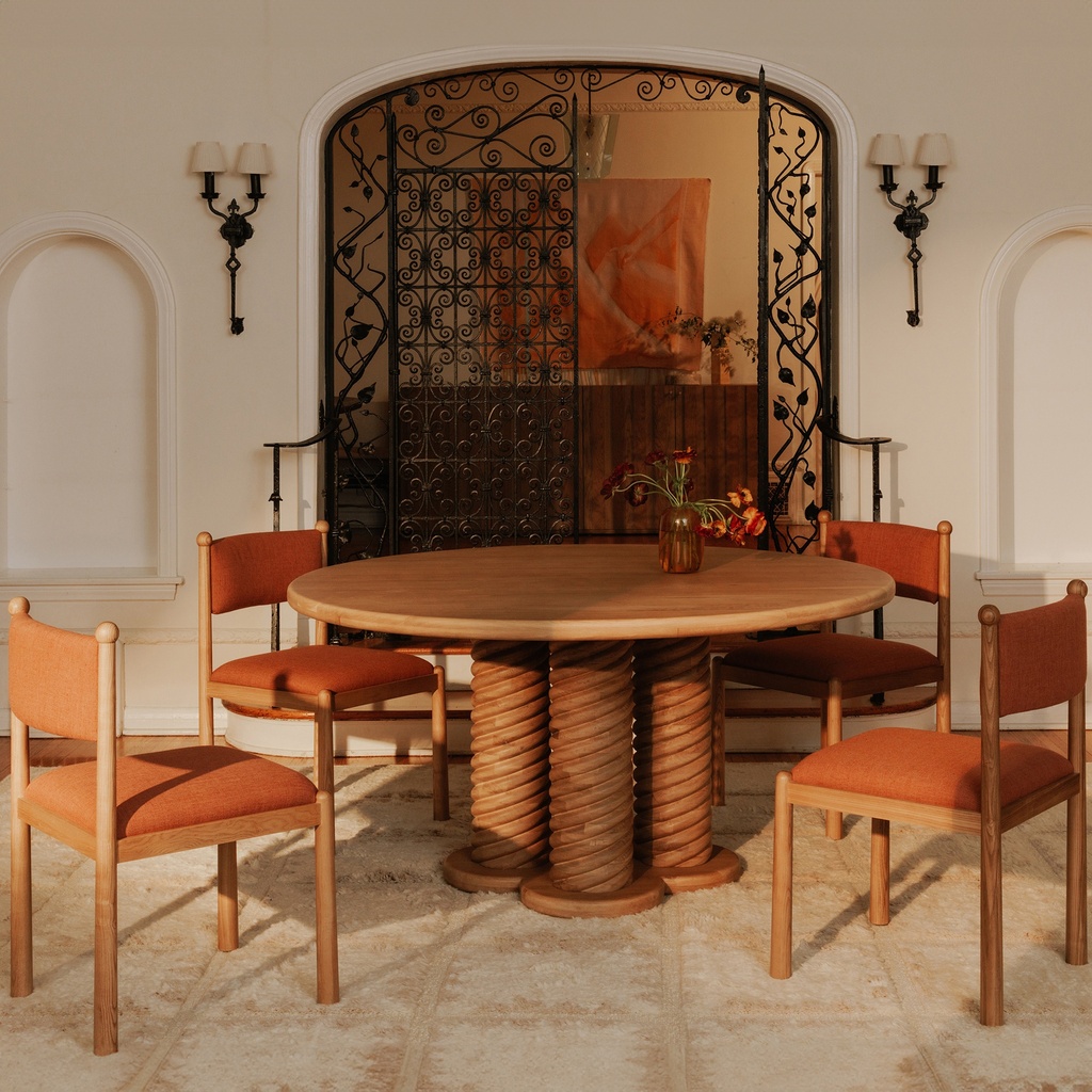 Villetta Dining Chair Deep Pink - Set Of Two - 7