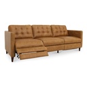 Bridgers Power Recliner Sofa Tan Leather - 1