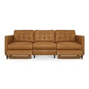 Bridgers Power Recliner Sofa Tan Leather - 3