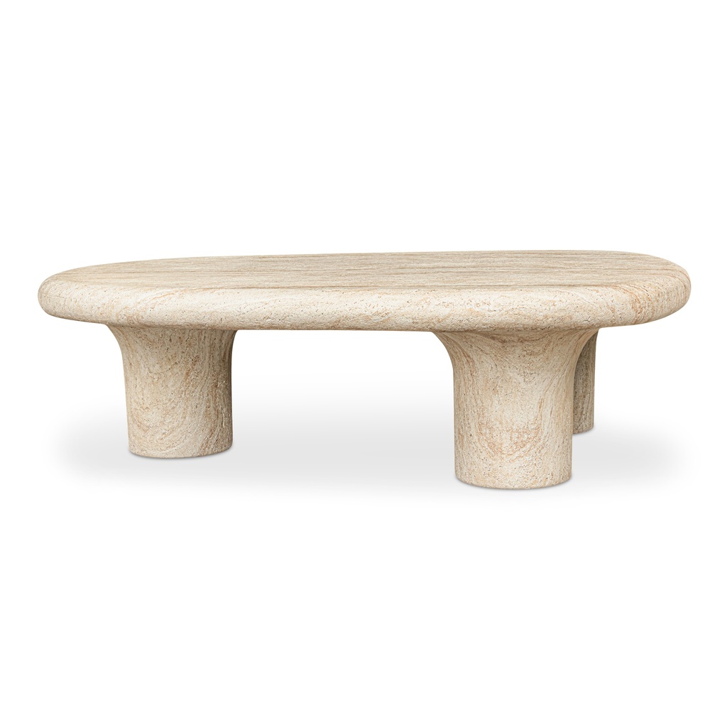 Warby Outdoor Coffee Table beige - 1