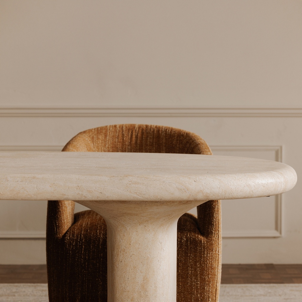 Warby Outdoor Dining Table Beige - 8