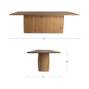 Winston Dining Table Rustic Oak - 4