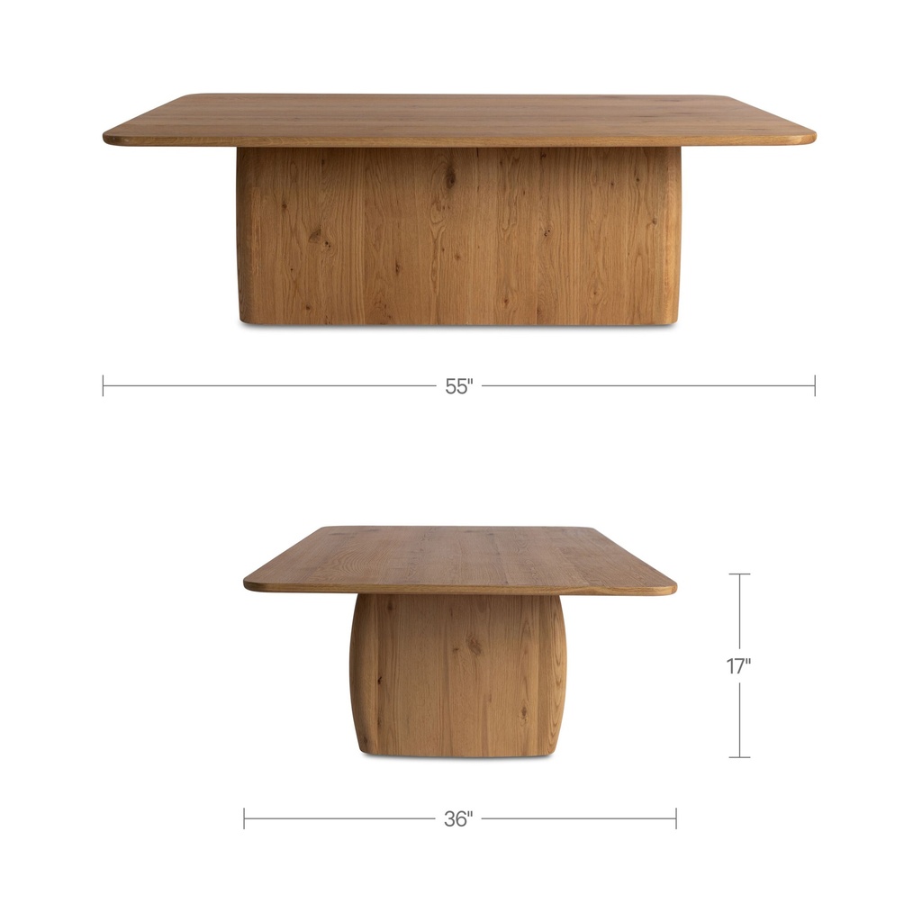 Winston Coffee Table Rustic Oak - 8