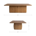 Winston Coffee Table Rustic Oak - 8