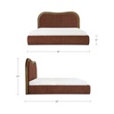 Camilla King Bed Chestnut - 8