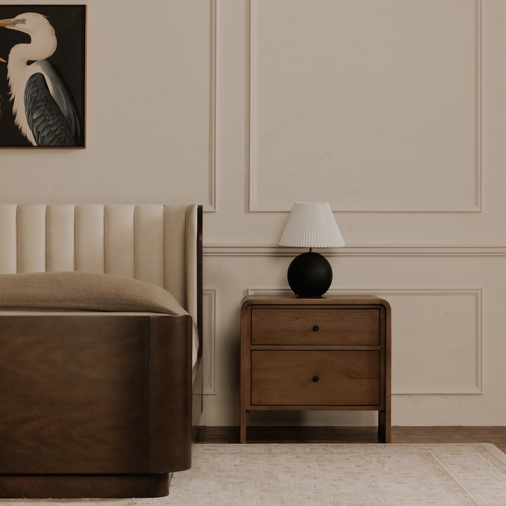 Scarlette Queen Bed Cream - 5