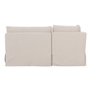 Fable Slipcover Dining Banquette U-Shape Beige 129 in. - 3