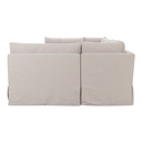 Fable Slipcover Dining Banquette U-Shape Beige 154 in. - 3