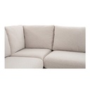 Fable Slipcover Dining Banquette U-Shape Beige 154 in. - 5