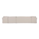 Fable Slipcover Dining Banquette U-Shape Beige 168 in. - 4