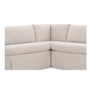 Fable Slipcover Dining Banquette L-Shape Beige 100.5 in. - 5