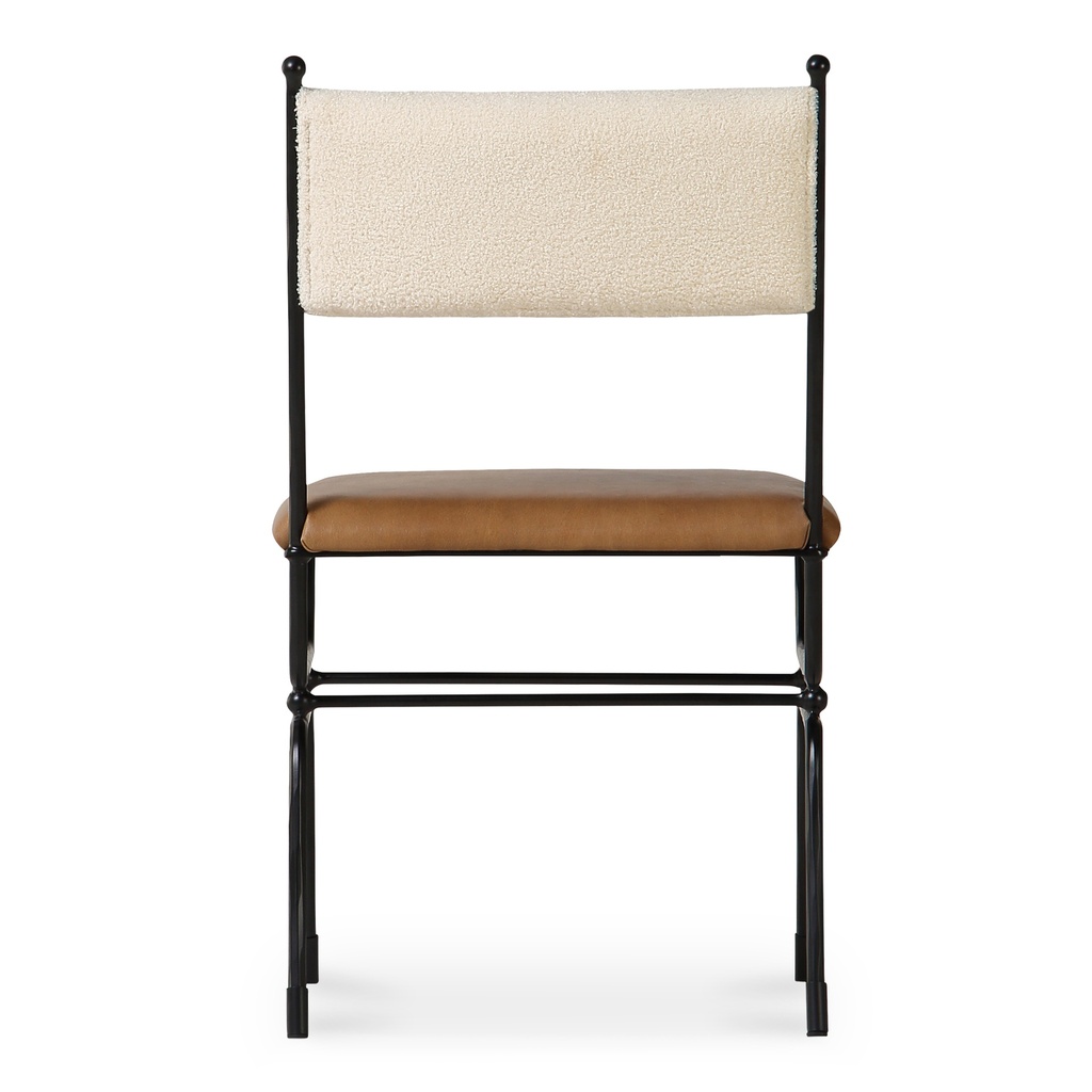 Posta Dining Chair Brown Leather - 3