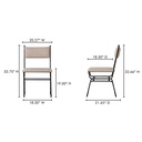 Posta Dining Chair Beige - 9