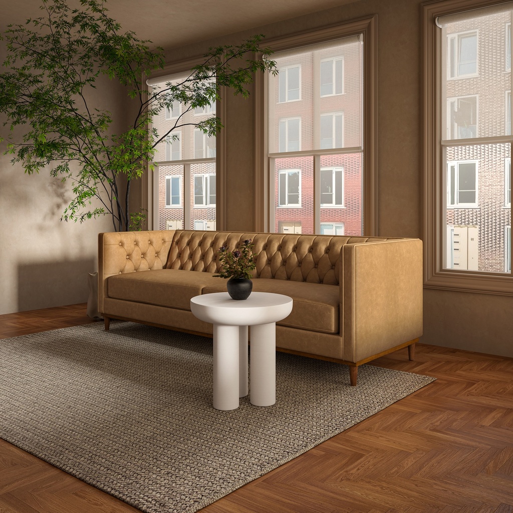 Rocca Side Table Cream - 8