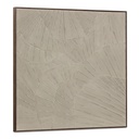 Flutter Framed Painting Cool Beige - 1