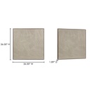 Flutter Framed Painting Cool Beige - 7