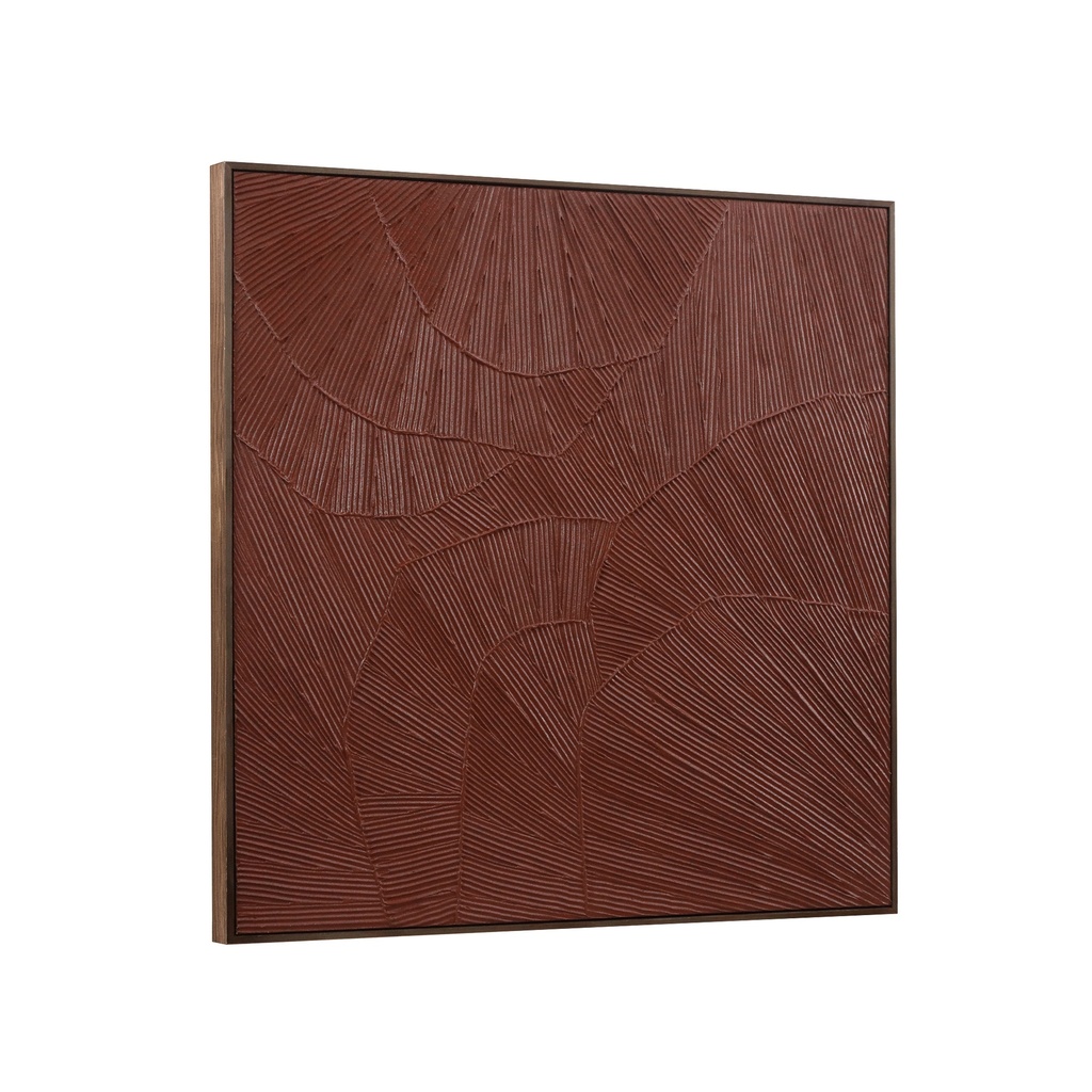 Flutter Framed Painting Maroon - 2