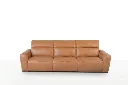Samsara-leather-carmel-reclining-power-headrest-backsdown-sofa-whitebackground.webp