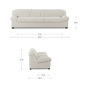 Halston Sofa Flecked Oat - 9