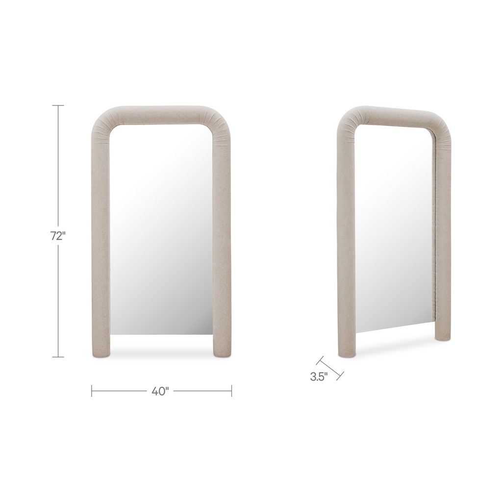 Ellison Mirror Beige - 5