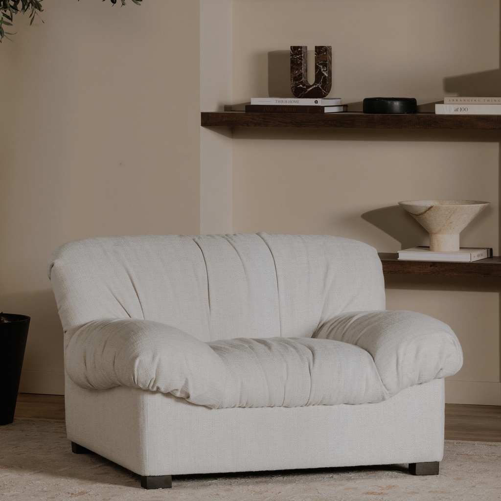 Halston Lounge Chair Flecked Oat - 6