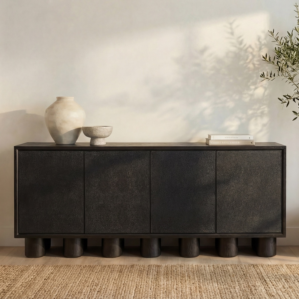 Marcelle Sideboard Black - 6