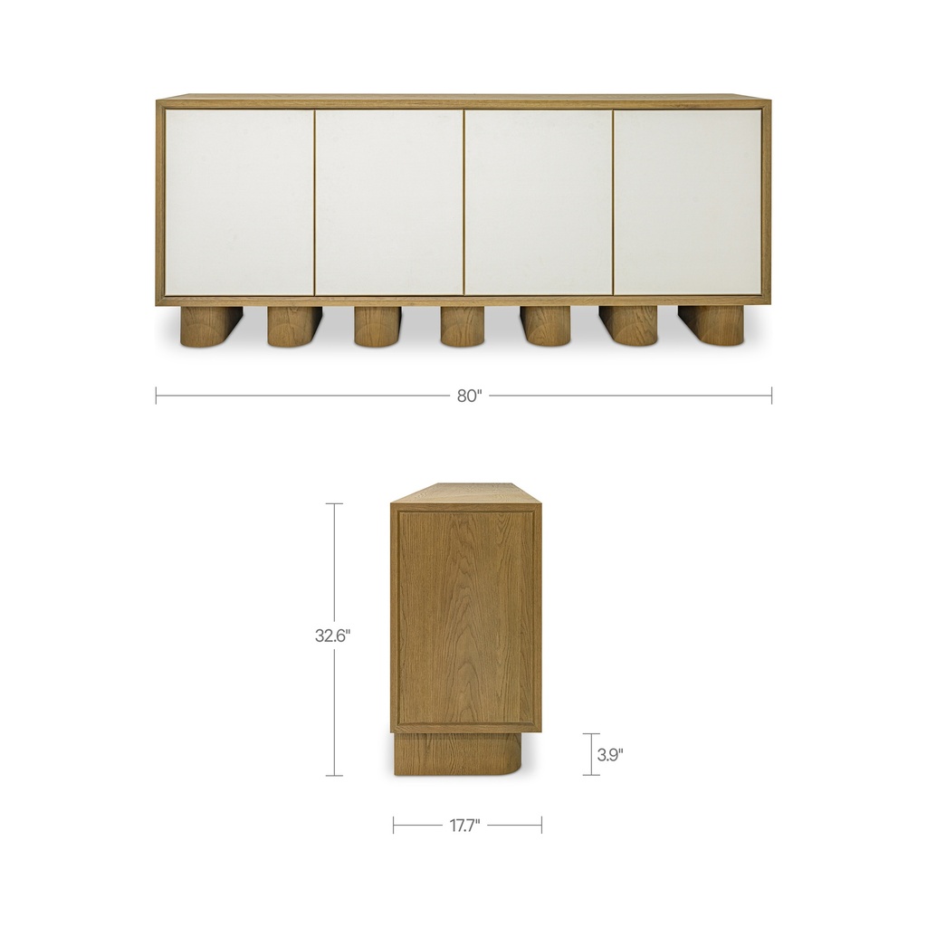 Marcelle Sideboard White - 7