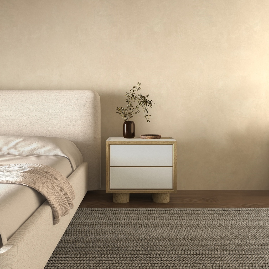 Marcelle Nightstand White - 5