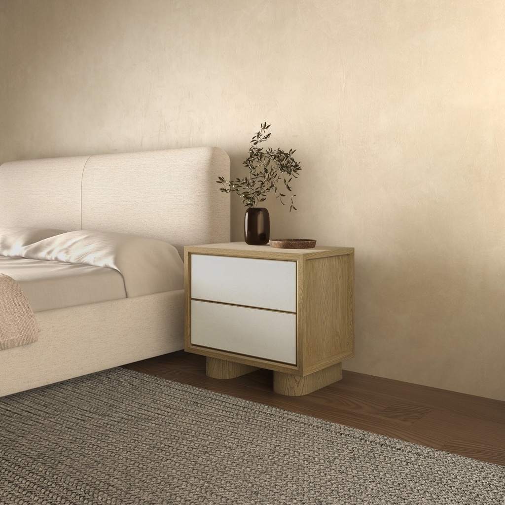 Marcelle Nightstand White - 6