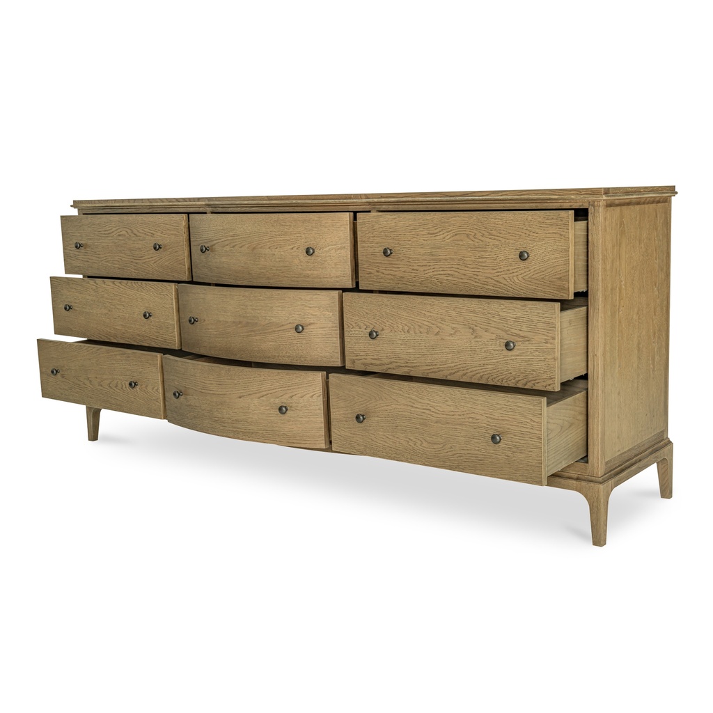 Sadie 9 Drawer Dresser Brown - 1