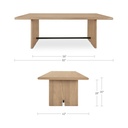 Madison Dining Table Natural - 11
