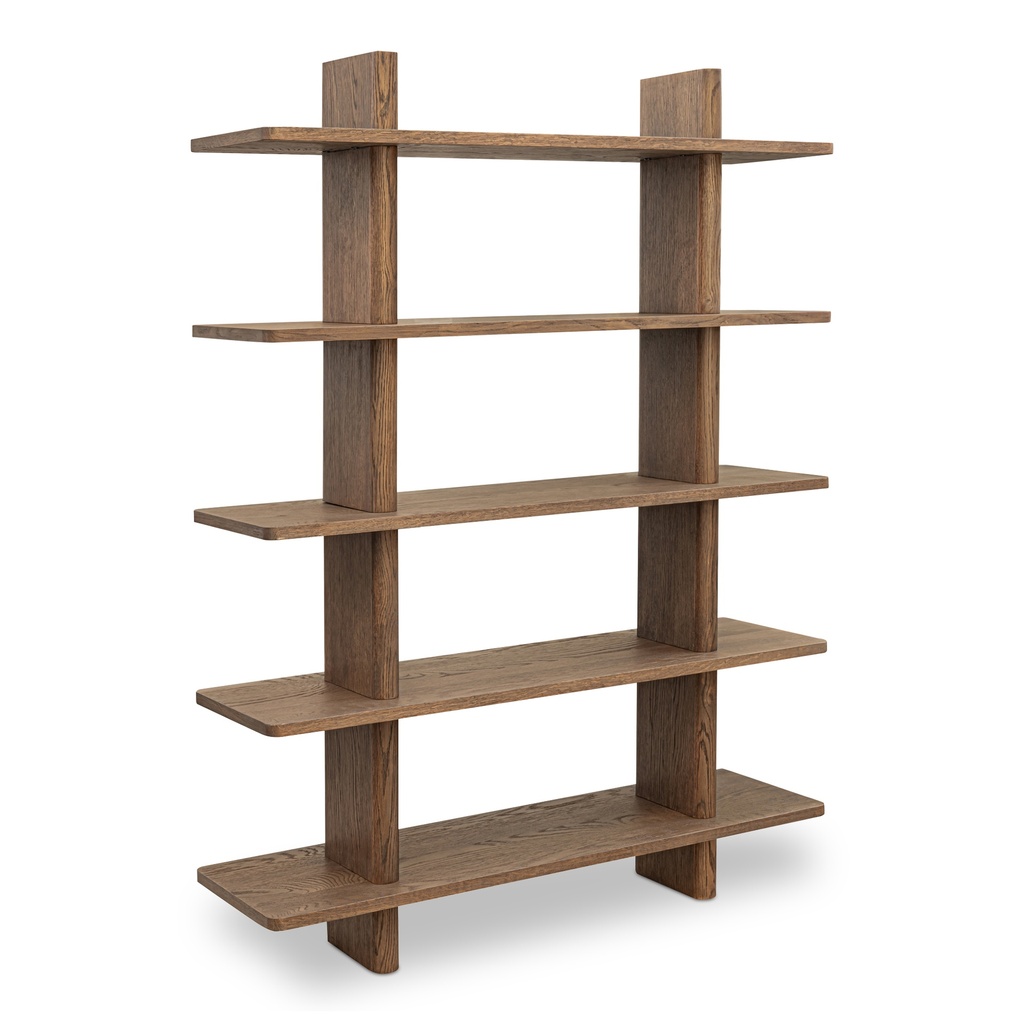 Casey Bookcase Large Dark Brown - 1