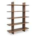 Casey Bookcase Large Dark Brown - 1