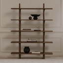 Casey Bookcase Large Dark Brown - 5