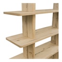 Casey Large Bookcase Rustic Oak - 3